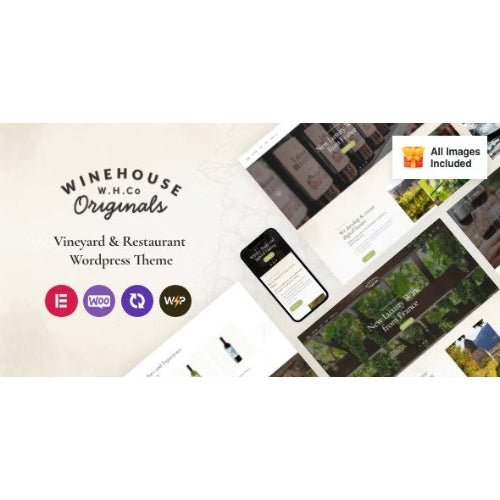 Wine House | Vineyard & Restaurant Liquor Store WordPress Theme - Dghut