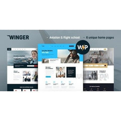 Winger – Aviation & Flight School WordPress Theme - Dghut