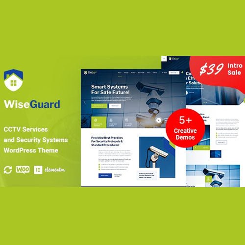WiseGuard – CCTV and Security Systems WordPress Theme - Dghut
