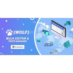 WOLF – WordPress Posts Bulk Editor and Manager Professional – Posts bulk edit - Dghut