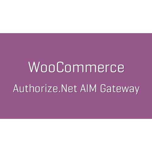 WooCommerce Authorize.Net AIM - Dghut