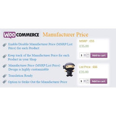WooCommerce Manufacturer Price - Dghut