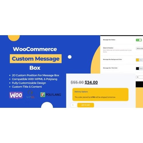 WooCommerce Product Page Custom Message Box - Dghut