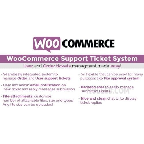 WooCommerce Support Ticket System - Dghut