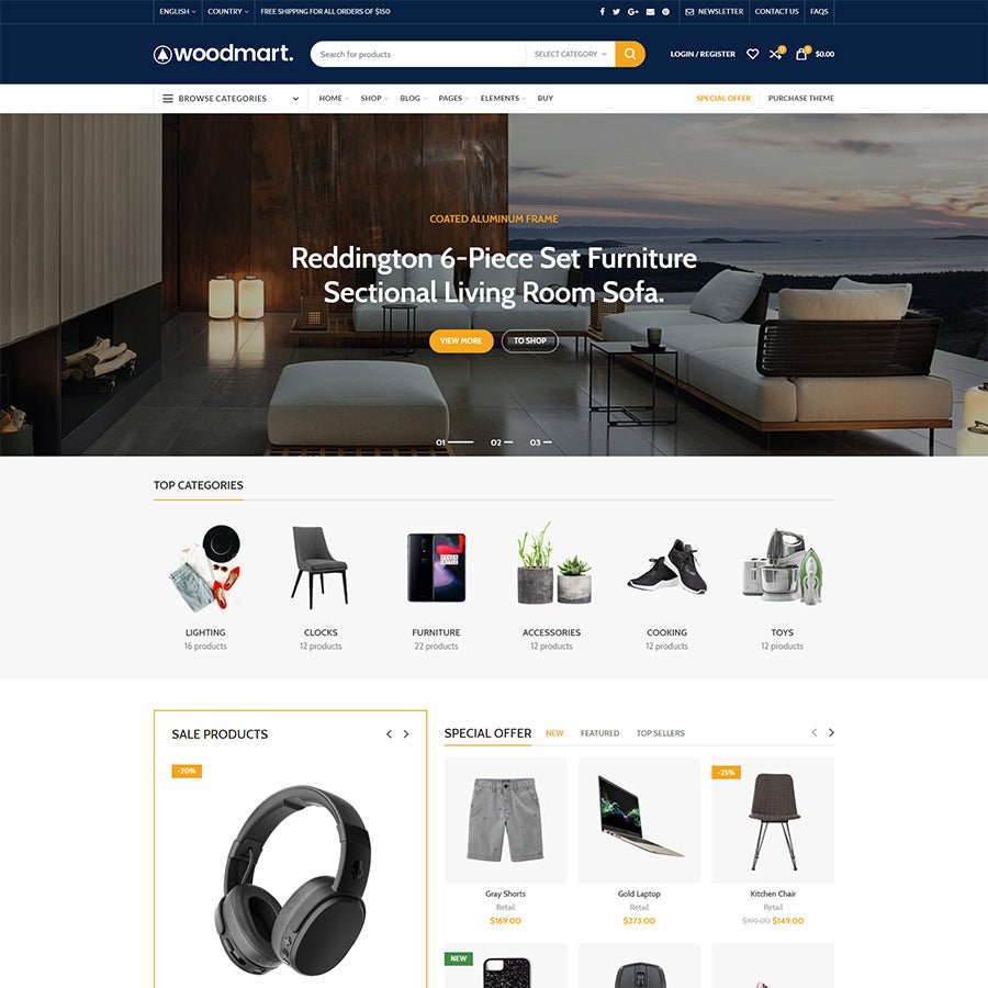 WoodMart Latest Multipurpose WooCommerce Theme - Dghut