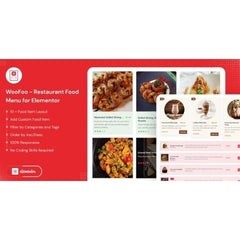 WooFoo – Restaurant Food Menu for Elementor - Dghut