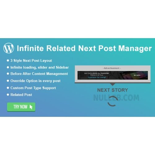 WordPress Infinite Related Next Post Manager - Dghut