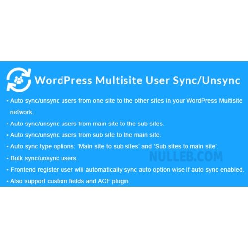 WordPress Multisite User Sync/Unsync - Dghut