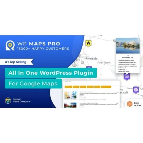 WordPress Plugin for Google Maps – WP MAPS PRO - Dghut