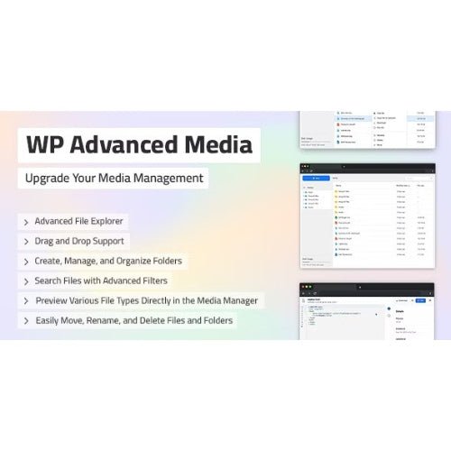 WP Advanced Media – Powerful File Management for WordPress - Dghut