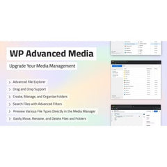 WP Advanced Media – Powerful File Management for WordPress - Dghut