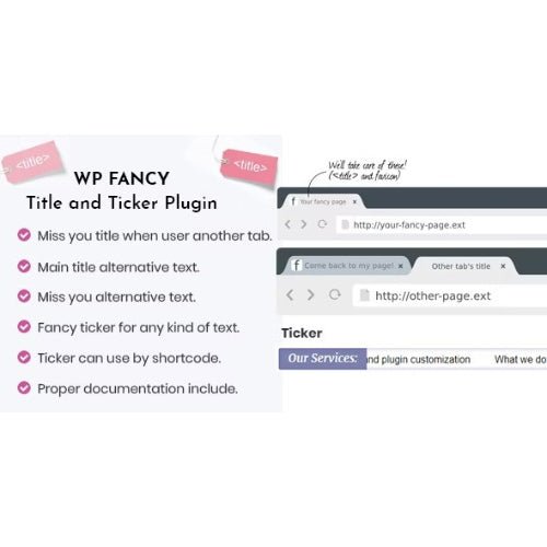 WP Fancy Title and Ticker WordPress Plugin - Dghut