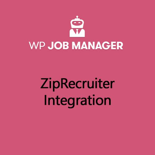 WP Job Manager ZipRecruiter Integration Addon - Dghut