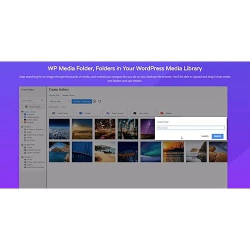 WP Media Folder – + Cloud addon + Gallery addon - Dghut