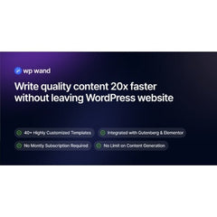 WP Wand Pro – Free AI Content Generation Plugin for WordPress - Dghut