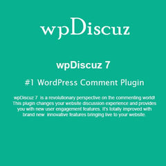 wpDiscuz – 1 WordPress Comment Plugin - Dghut