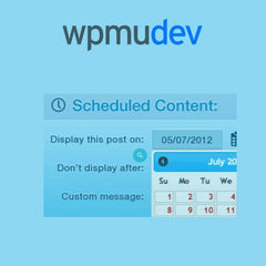WPMU DEV Schedule Selected Content - Dghut