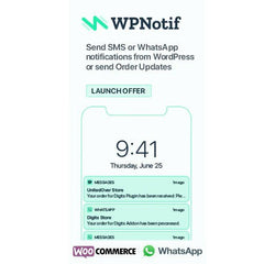 WPNotif: WordPress SMS & WhatsApp Message Notifications - Dghut