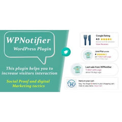 WPNotifier – Notification WordPress Marketing Plugin For Visitors Attention and Social Proof - Dghut