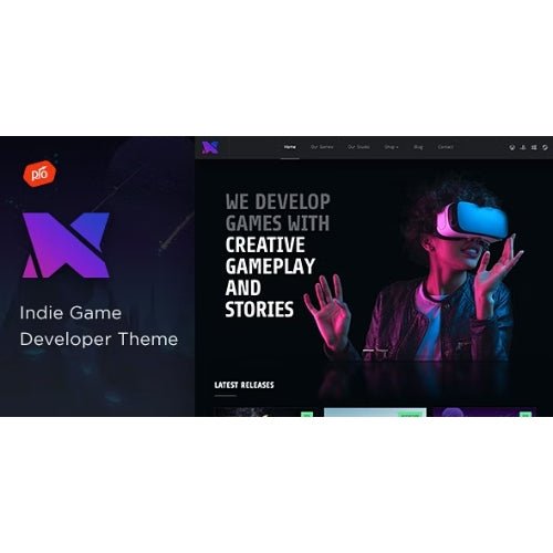Xion – Indie Game Developer WordPress Theme - Dghut