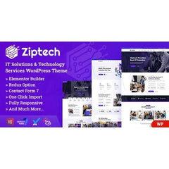 Ziptech – IT Solutions Technology WordPress Theme - Dghut
