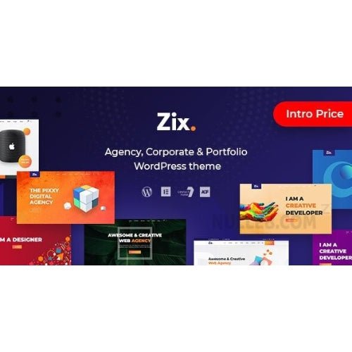 Zix – Digital Agency & MultiPurpose WordPress Theme - Dghut
